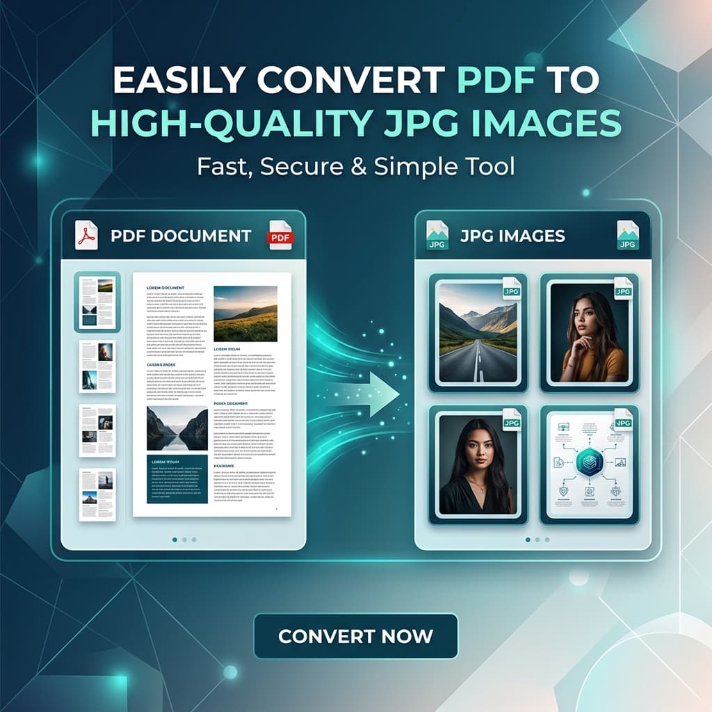 How to Convert PDF to JPG for Free (High Quality 2026 Guide)